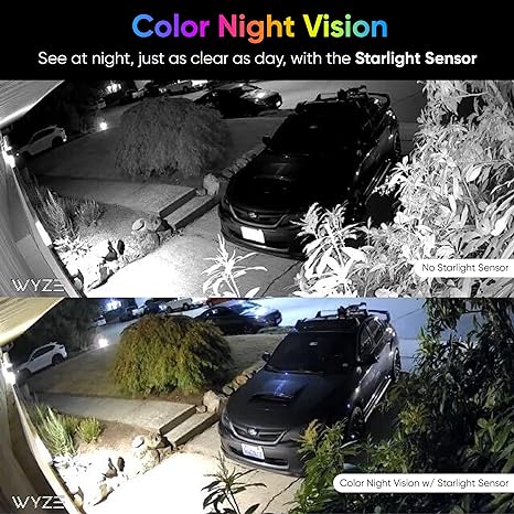 WYZE Cam v3 with Color Night Vision, Wired 1080p HD