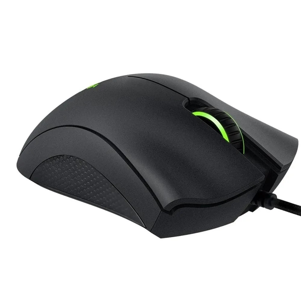 Black Razer DeathAdder Essential Wired Gaming Mouse Mice 6400DPI