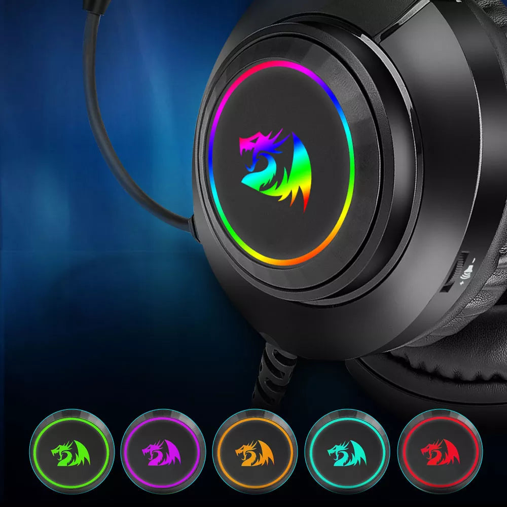 REDRAGON HYLAS H260 RGB gaming Headphone,3.5mm