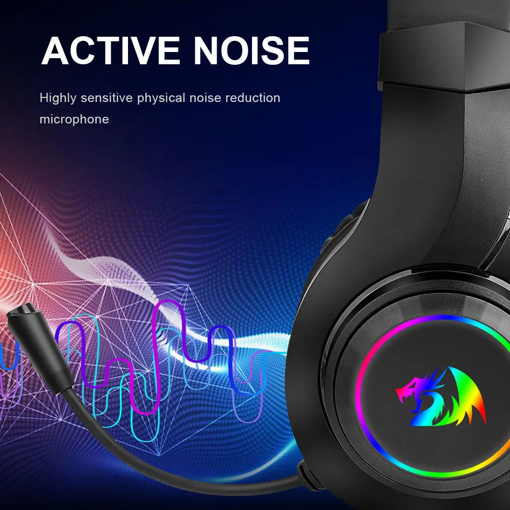 REDRAGON HYLAS H260 RGB gaming Headphone,3.5mm