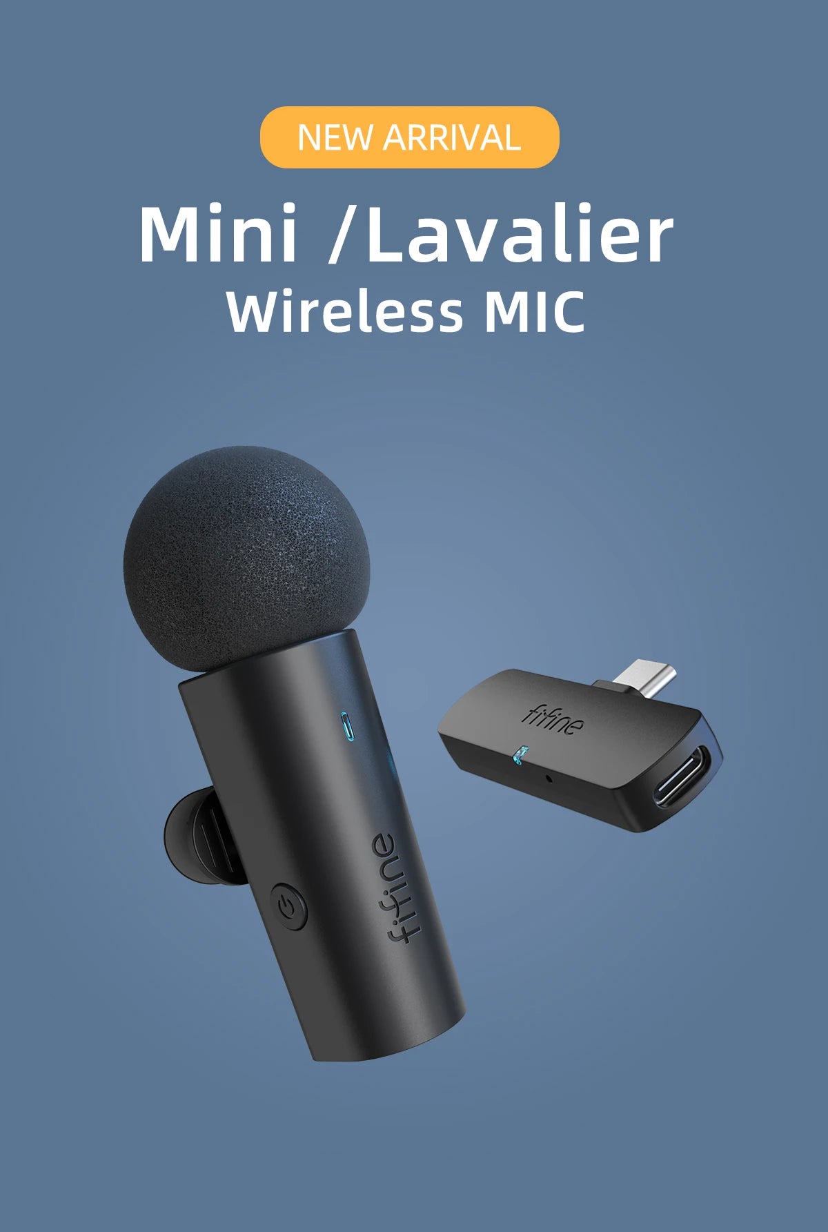 Wireless Lavalier Recording Microphone