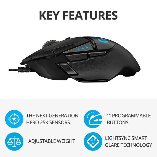 Logitech G502hero Master Wired Gaming Mouse