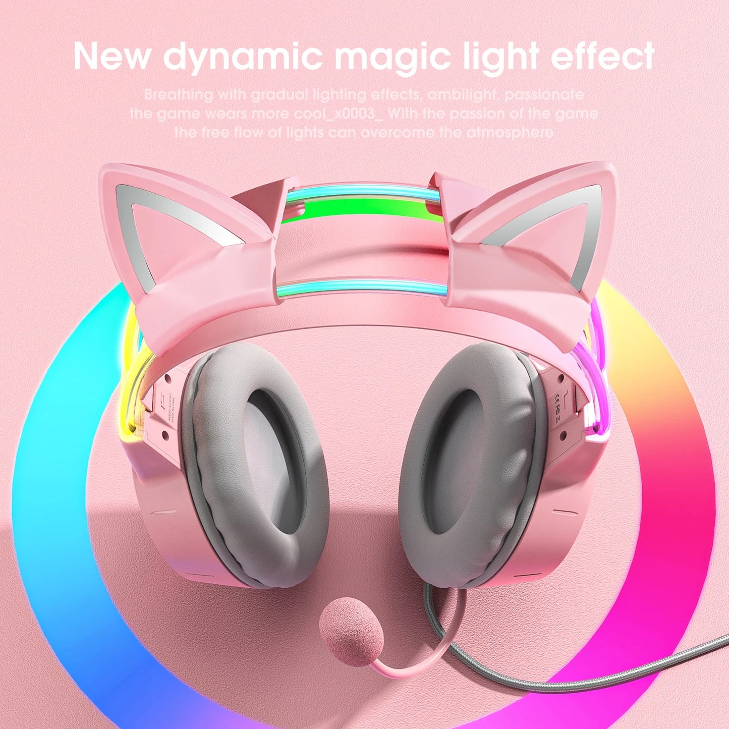 ONIKUMA X15 Pro Wired Headphones with RGB