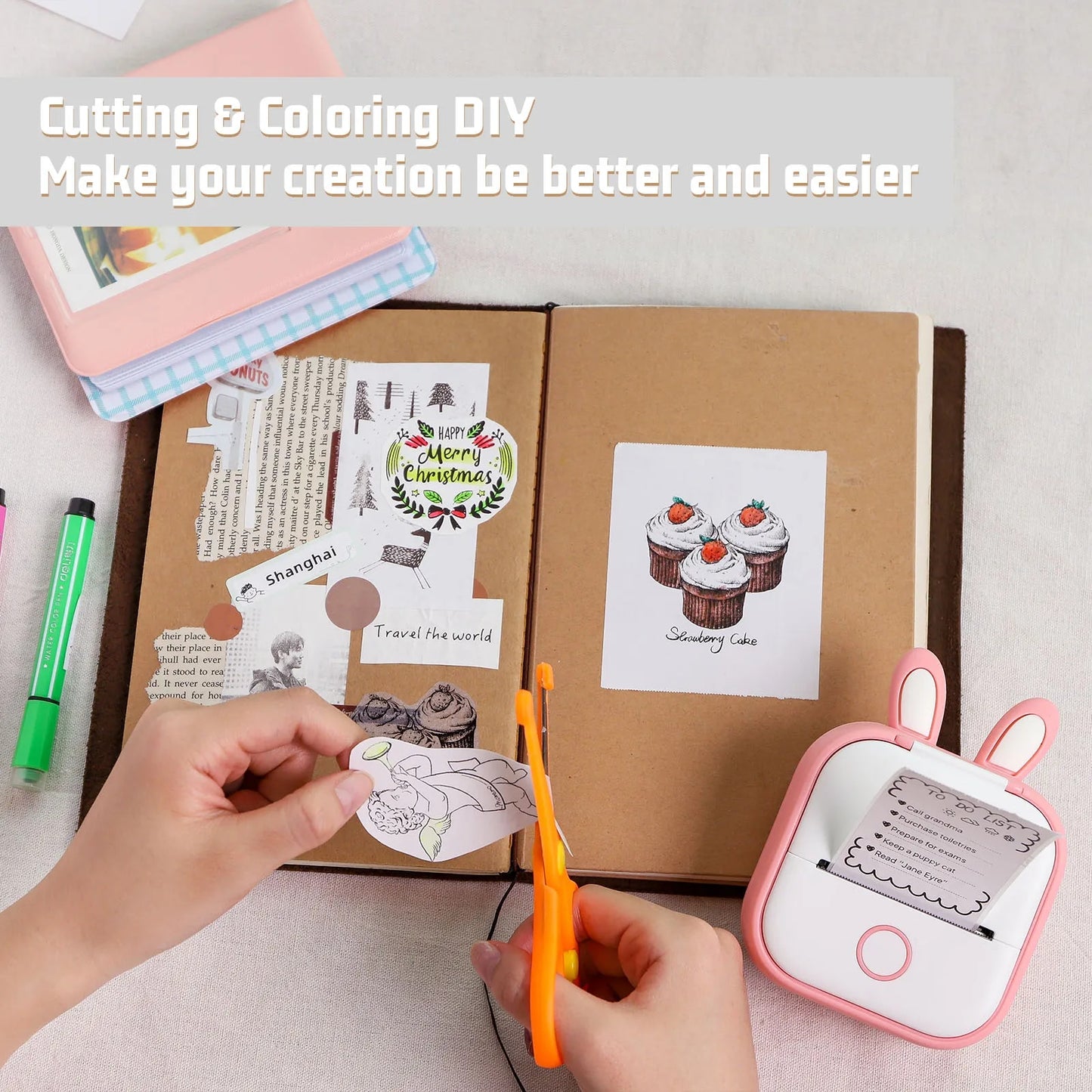 Silicone Case Mini Sticker Printer Ver 3.0 + 2.0