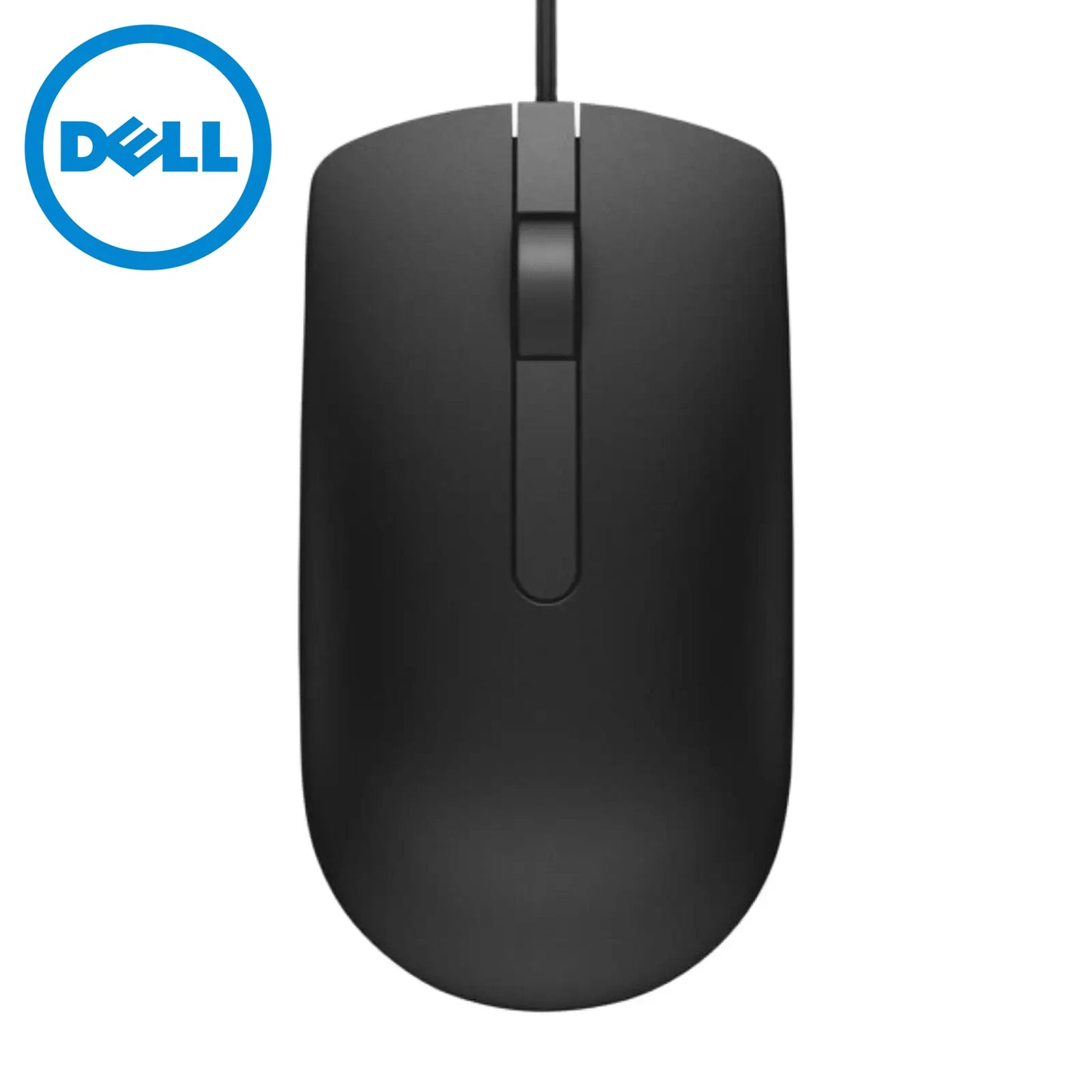 Dell MS116 Optical Reliable Wired USB Mouse Scroll Wheel 2 Buttons Black