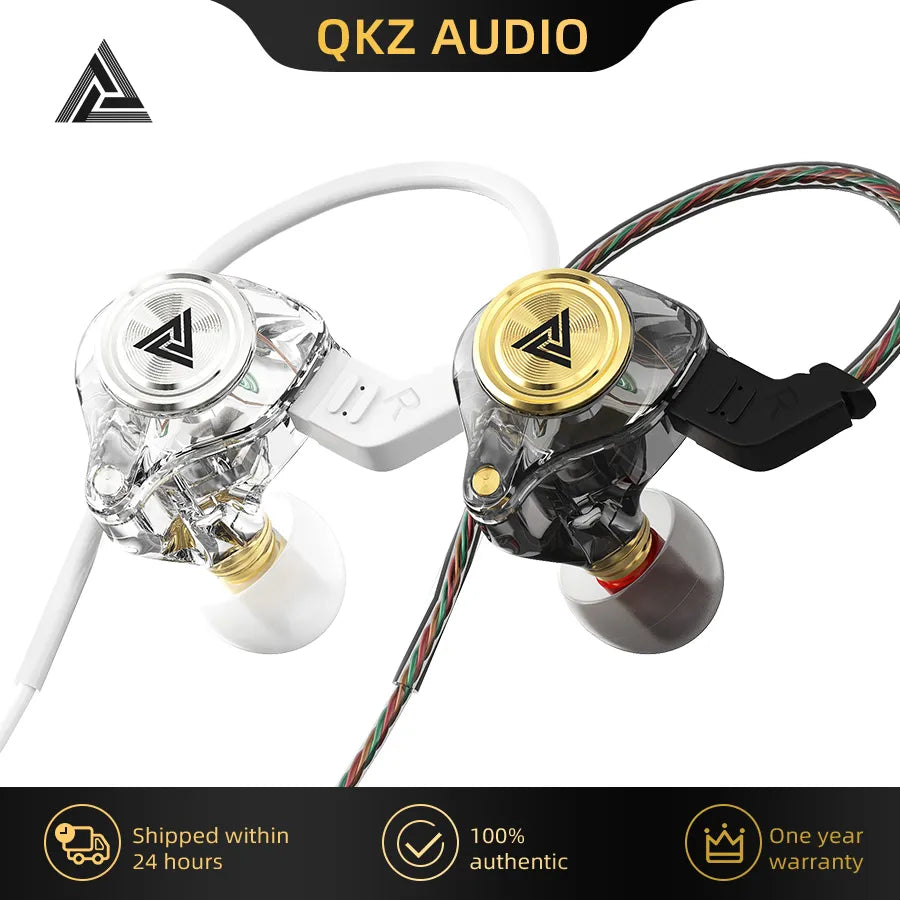 QKZ AK3 FiLe Wired Earphone with Microphone HiFi Music