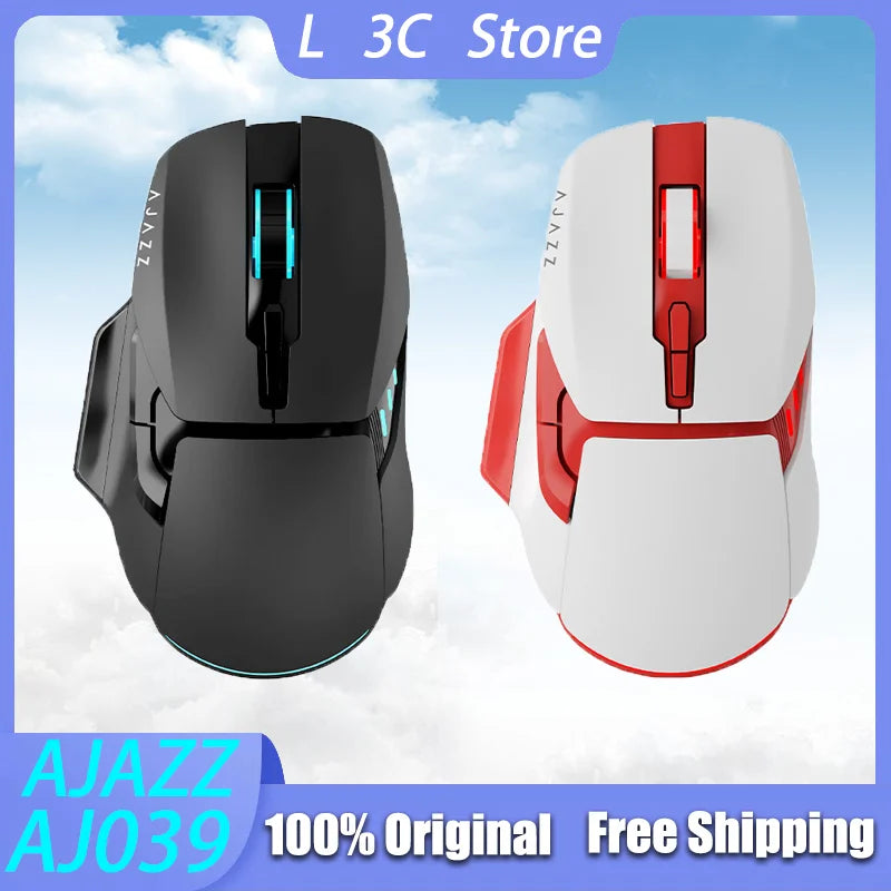 AJAZZ Wireless Gaming Mouse RGB Type-C Tri-mode 2.4g