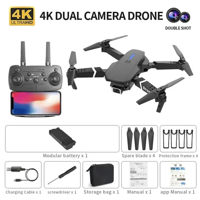 Professional Drone 4K Wide-Angle HD 1080P  Drone Helicopter Children's Toys