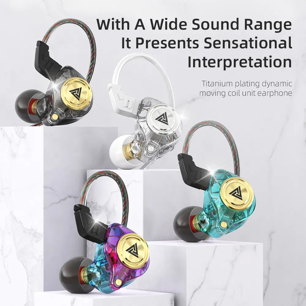 QKZ AK3 FiLe Wired Earphone with Microphone HiFi Music