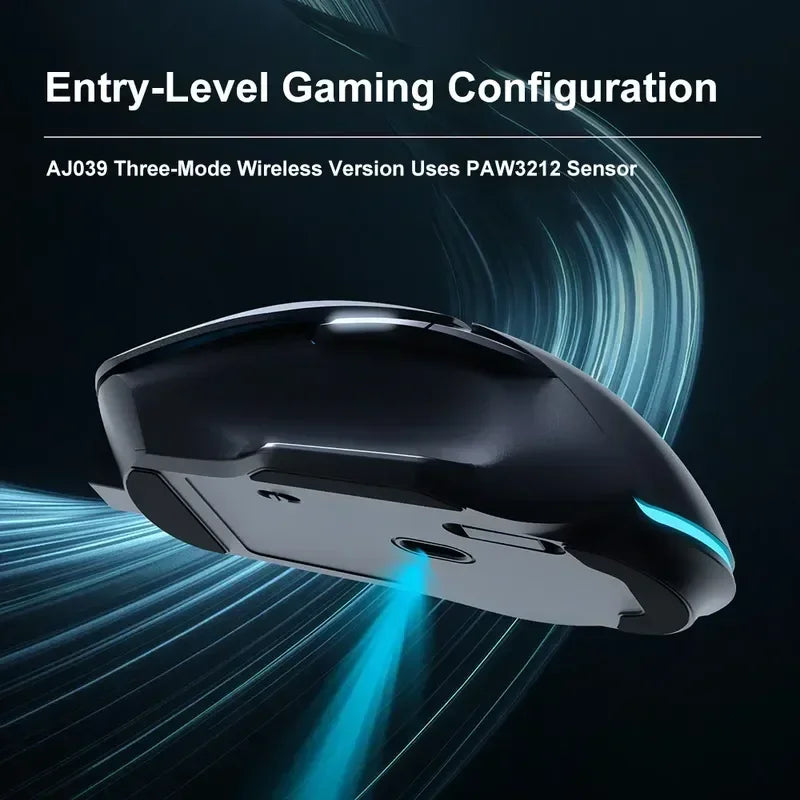 AJAZZ Wireless Gaming Mouse RGB Type-C Tri-mode 2.4g