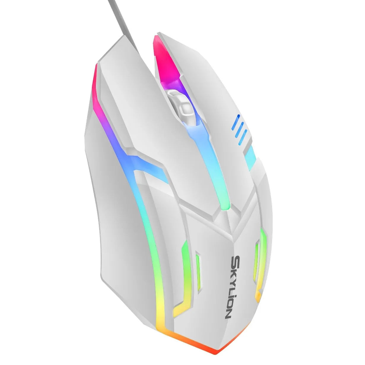 SKYLION F1 Wired 3 Keys Mouse Colorful Lighting