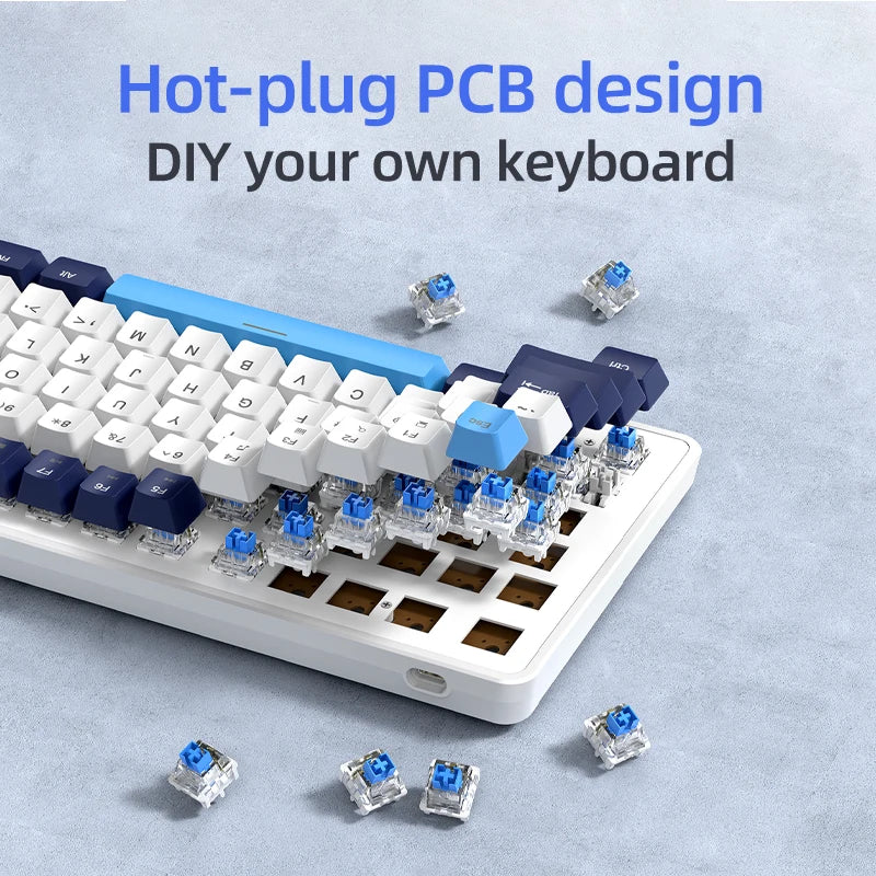 APAYADO K82 Multifunctional Knob Mechanical Keyboard - Windows & Mac