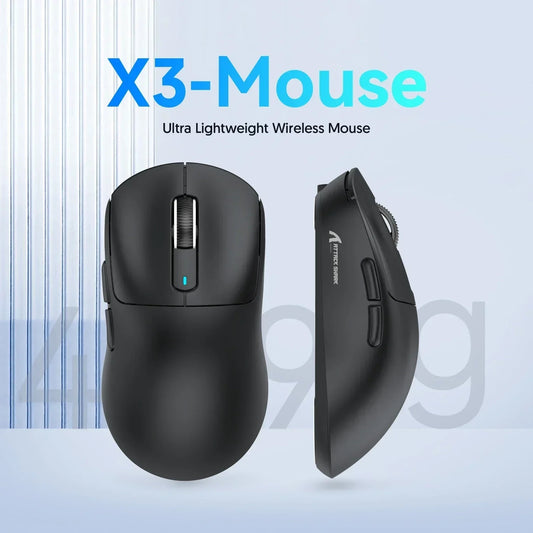 X3 PixArt PAW3395 Bluetooth Mouse 2.4G Tri-Mode Connection